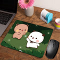 Bubu Dudu Mouse Pad for Laptop PC, Notebook, MacBook Pro Air, Gaming Computer (22 x 18 cm), Anti-Slip Rubber Base Mousepad